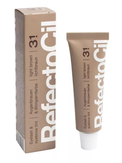 Refectocil Eyelash And Eyebrow Tint henna do brwi i rzęs 3.1 Light Brown 15ml