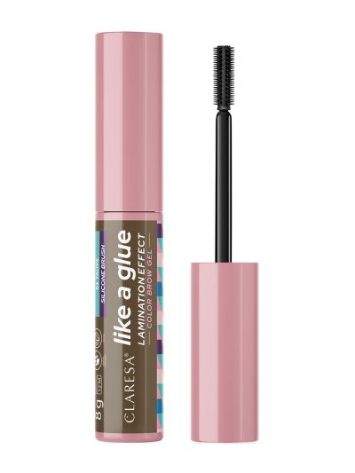 Claresa Like A Glue żel do brwi 01 Taupe 8g