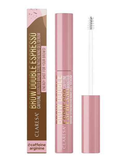 Claresa Brow Double Espresso wzmacniające żelowe serum do brwi 6g