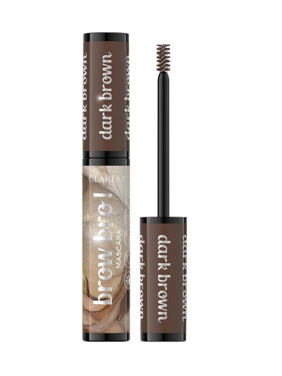 Claresa Brow Bro! maskara do brwi 02 Dark Brown 8ml