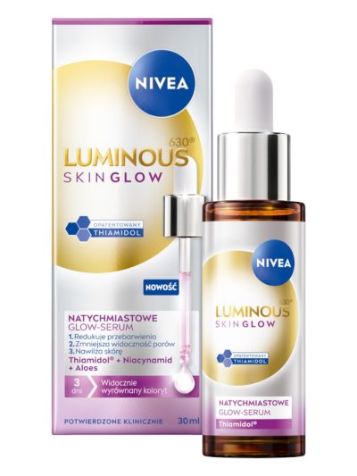Nivea Luminous630® Skin Glow natychmiastowe glow-serum 30ml