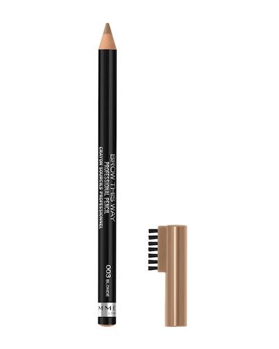 Rimmel Brow This Way Professional kredka do brwi ze szczoteczką 003 Blonde