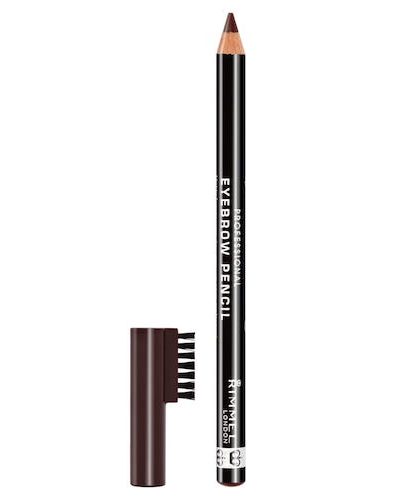 Rimmel Professional Eyebrow Pencil kredka do brwi z grzebykiem 001 Dark Brown 1.4g