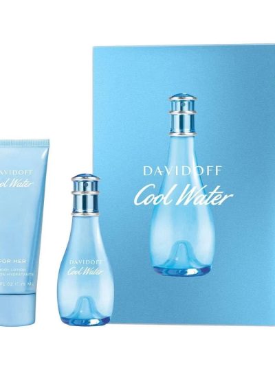 Davidoff Cool Water Woman zestaw woda toaletowa 30ml + balsam do ciała 75ml