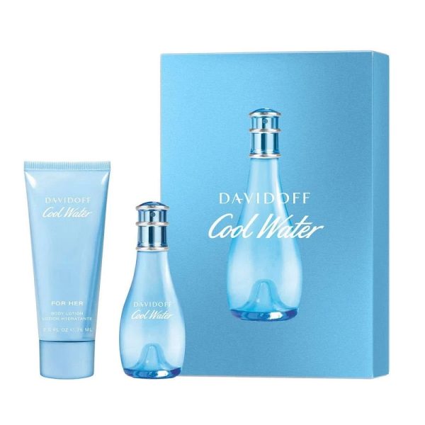 Davidoff Cool Water Woman zestaw woda toaletowa 30ml + balsam do ciała 75ml