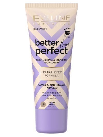 Eveline Cosmetics Better Than Perfect nawilżająco-kryjący podkład 1.5 Ivory Beige 30ml