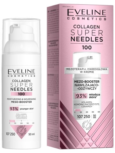 Eveline Cosmetics Collagen Super Needles 100 mezo-booster nawilżająco-odżywczy 50ml