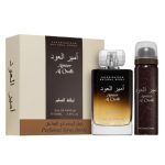 Lattafa Ameer Al Oudh zestaw woda perfumowana 100ml + dezodorant 50ml