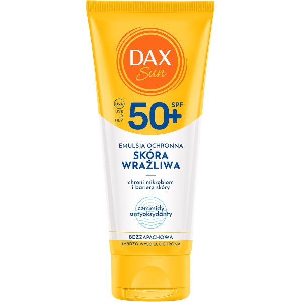 Dax Sun Emulsja ochronna dla skóry wrażliwej SPF50+ 100ml