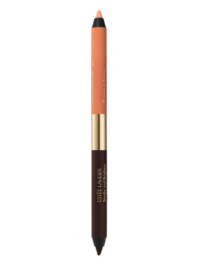 Estée Lauder Smoke And Brighten Kajal Eyeliner Duo kremowa kredka do oczu 2w1 Bordeaux/Ivory 0.5g
