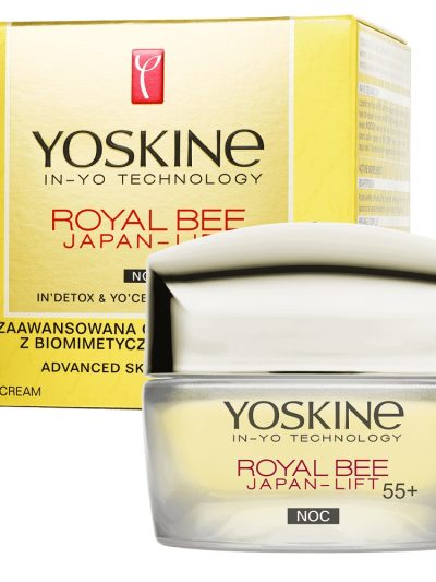 Yoskine Royal Bee Japan-Lift przeciwzmarszczkowy krem do twarzy na noc 55+ 50ml