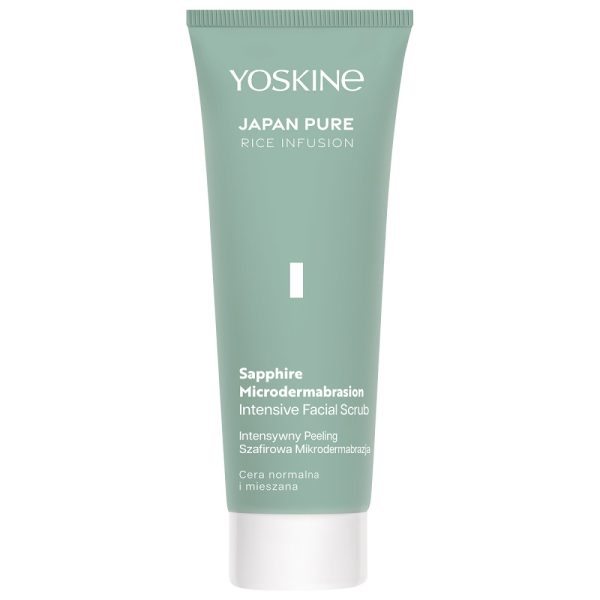 Yoskine Japan Pure Rice Infusion intensywny mikropeeling szafirowy 75ml