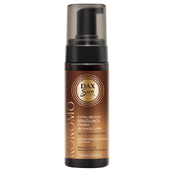 Dax Sun Brązująca pianka do twarzy i ciała Kokomo - extra bronze 160ml