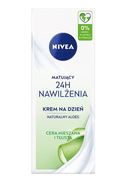 Nivea 24H Nawilżenia matujący krem na dzień cera mieszana i tłusta 50ml