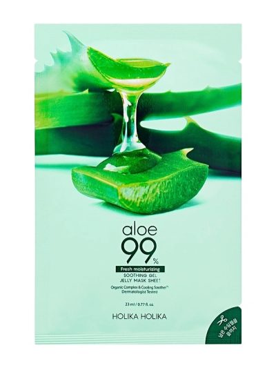 HOLIKA HOLIKA Aloe 99% Soothing Gel Jelly Mask Sheet nawilżająca maska w płachcie 23ml