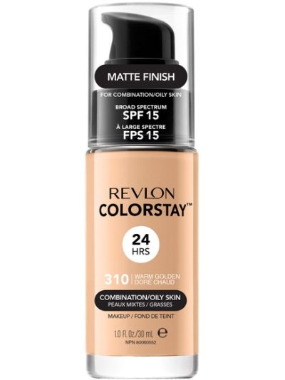 Revlon ColorStay™ Makeup for Combination/Oily Skin SPF15 podkład do cery mieszanej i tłustej 310 Warm Golden 30ml