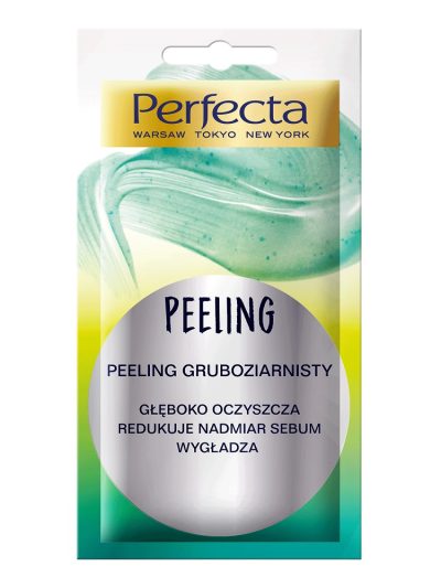 Perfecta Peeling gruboziarnisty głęboko oczyszcza redukuje nadmiar sebum wygładza 8ml