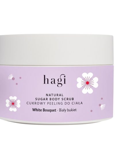 Hagi Cukrowy peeling do ciała Biały Bukiet 200g