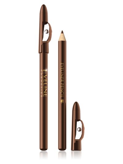 Eveline Cosmetics Eyeliner Pencil kredka do oczu krótka Brown