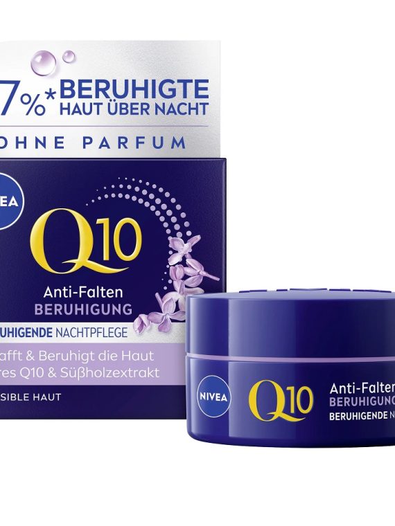 Nivea Q10 Ukojenie przeciwzmarszczkowy łagodzący krem na noc 50ml