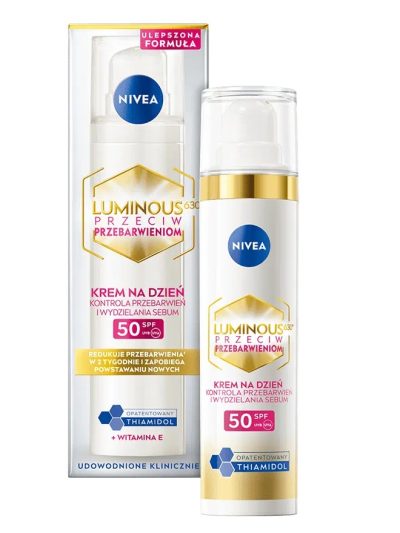 Nivea Luminous630® krem na dzień przeciw przebarwieniom SPF50 40ml