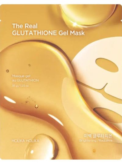 HOLIKA HOLIKA The Real Glutathione Gel Mask hydrożelowa maska całonocna przywracająca blask 35g