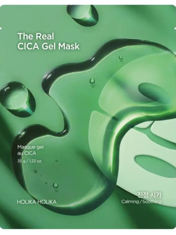 HOLIKA HOLIKA The Real Cica Gel Mask hydrożelowa maska całonocna dogłębnie kojąca 35g