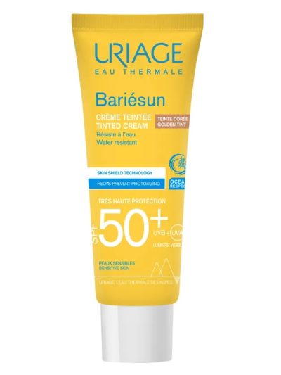 URIAGE Bariesun Tinted Cream przeciwsłoneczny krem tonujący SPF50+ Złoty 50ml
