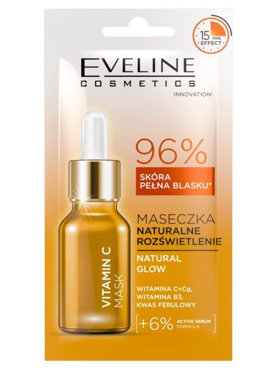 Eveline Cosmetics Vitamin C Mask maseczka naturalne rozświetlenie 8ml
