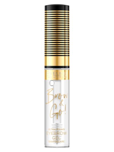 Eveline Cosmetics Brow&Go! mocny żel utrwalający i pielęgnujący brwi Transparent 6ml