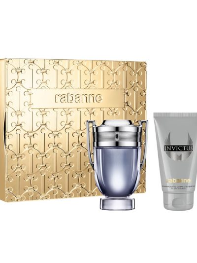 Paco Rabanne Invictus zestaw woda toaletowa 100ml + żel pod prysznic 100ml