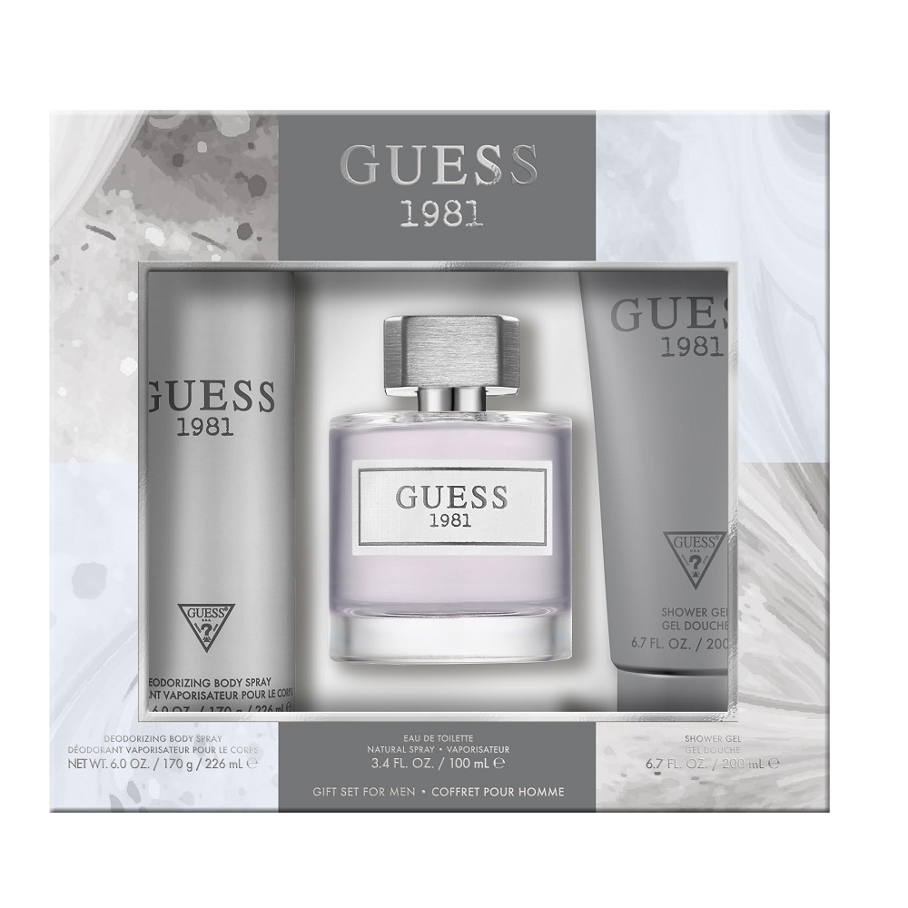 guess guess 1981 for men woda toaletowa 100 ml   zestaw  