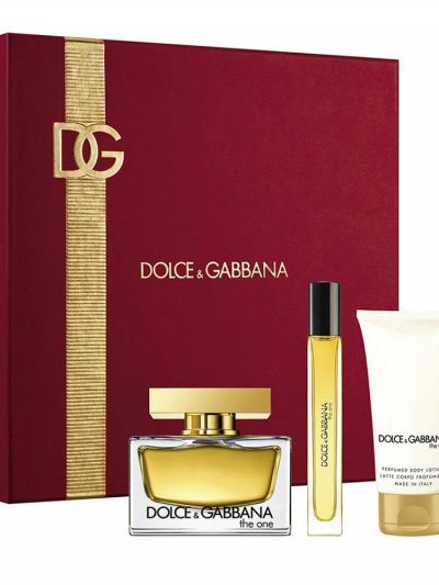 Dolce & Gabbana The One Woman zestaw woda perfumowana 75ml + balsam do ciała 50ml + woda perfumowana 10ml