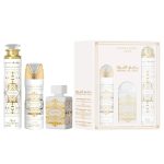 Lattafa Bade'e Al Oud Honor & Glory zestaw woda perfumowana 100ml + dezodorant 200ml + odświeżacz powietrza 300ml