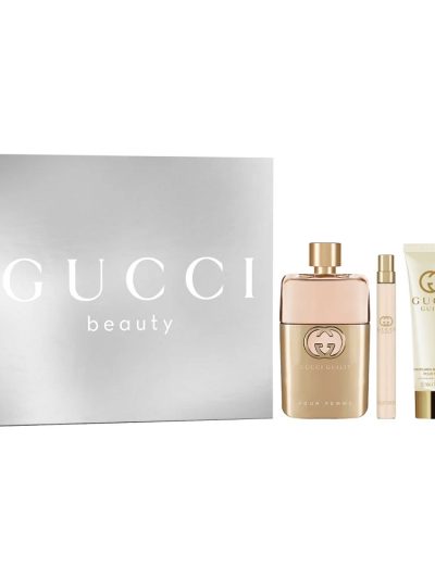 Gucci Guilty Pour Femme zestaw woda perfumowana 90ml + woda perfumowana 10ml + balsam do ciała 50ml