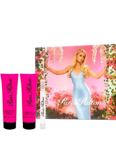 Paris Hilton zestaw woda perfumowana 100ml + balsam do ciała 90ml + żel pod prysznic 90ml + woda perfumowana 10ml
