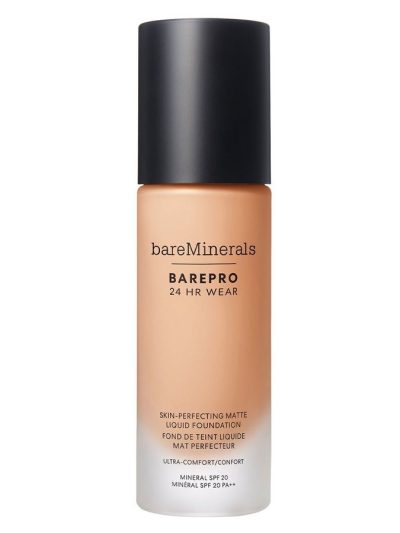 bareMinerals BarePro 24HR Wear Skin-Perfecting Matte Liquid Foundation SPF20 matujący podkład w płynie Light 21 Warm 30ml
