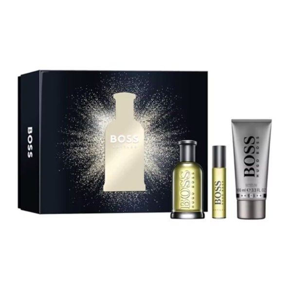 Hugo Boss Bottled zestaw woda toaletowa 100ml + żel pod prysznic 100ml + woda toaletowa 10ml