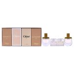 Les Parfums zestaw Nomade woda toaletowa 5ml + Rose Tangerine woda toaletowa 5ml+ Chloe woda perfumowana 5ml+ Nomade woda perfumowana 5ml