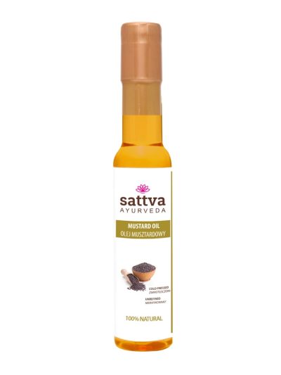 Sattva Olej musztardowy tłoczony na zimno 250ml