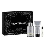 Mont Blanc Explorer Platinum zestaw woda perfumowana 100ml + miniatura wody perfumowanej 7.5ml + żel pod prysznic 100ml