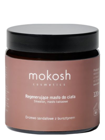 Mokosh Regenerujące masło do ciała Drzewo sandałowe z bursztynem 120ml