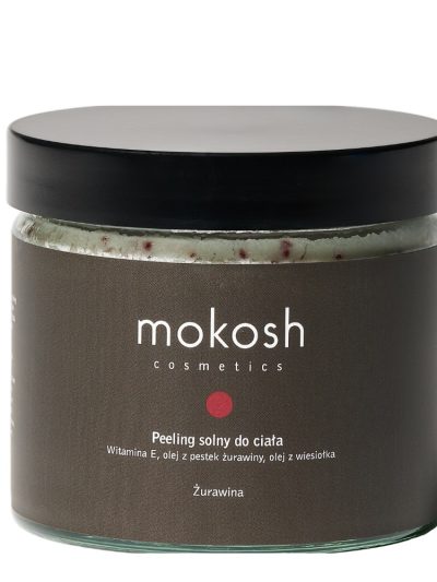 Mokosh Peeling solny do ciała Żurawina 300g