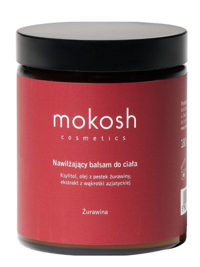 Mokosh Nawilżający balsam do ciała Żurawina 180ml