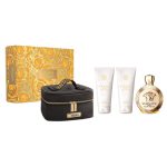 Versace Eros Pour Femme zestaw woda perfumowana 100ml + balsam do ciała 100ml + żel pod prysznic 100ml + kosmetyczka