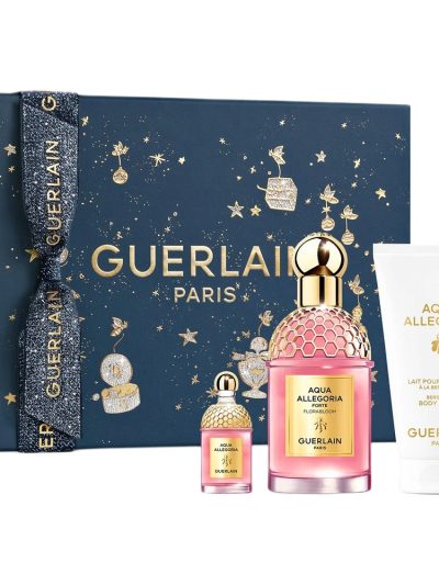 Guerlain Aqua Allegoria Florabloom Forte zestaw woda perfumowana 75ml + balsam do ciała 75ml + miniatura wody perfumowanej 7.5ml