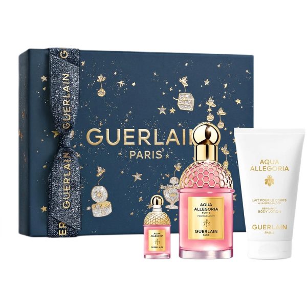 Guerlain Aqua Allegoria Florabloom Forte zestaw woda perfumowana 75ml + balsam do ciała 75ml + miniatura wody perfumowanej 7.5ml