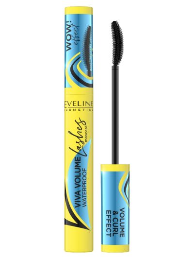 Eveline Cosmetics Viva Volume Lashes wodoodporny tusz pogrubiający i podkręcający 10ml