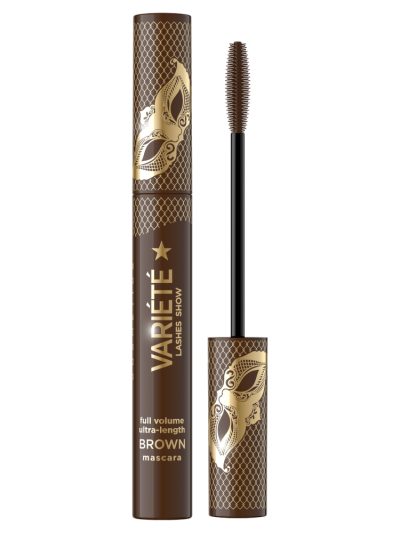 Eveline Cosmetics Variete pogrubiająco-wydłużający tusz do rzęs Brown 10ml