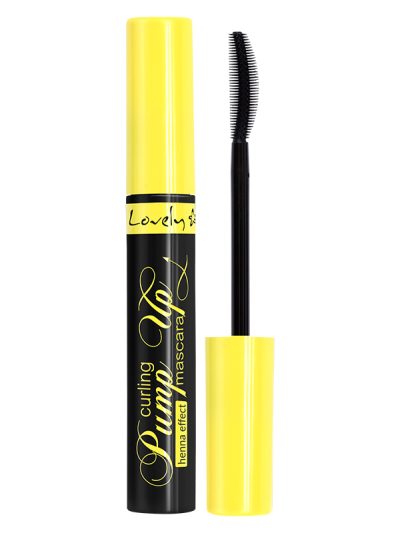 Lovely Pump Up Curling Henna Effect Mascara tusz do rzęs z efektem henny Black 8g